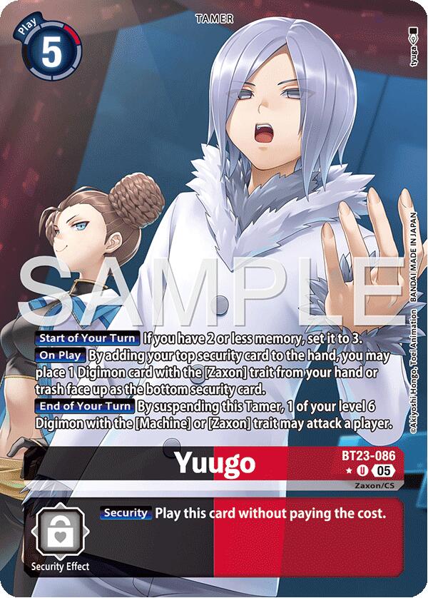 Yuugo [BT23-086] (Alternate Art) [Hackers' Slumber] | Black Swamp Games