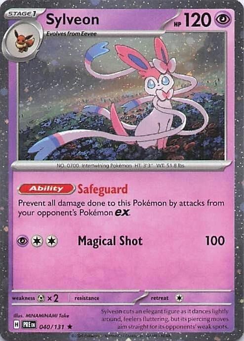 Sylveon (040/131) (Cosmos Holo) [Miscellaneous Cards] | Black Swamp Games