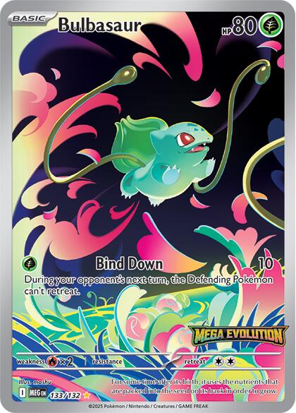 Bulbasaur (133/132) (Mega Evolution) [Mega Evolutions: Base Set] | Black Swamp Games