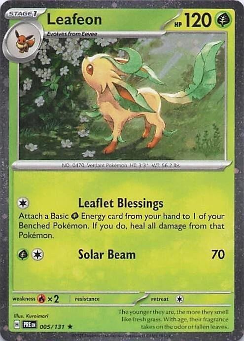 Leafeon (005/131) (Cosmos Holo) [Miscellaneous Cards] | Black Swamp Games