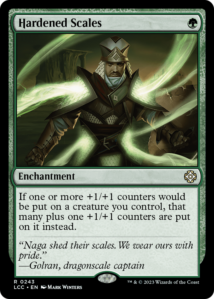 Hardened Scales [The Lost Caverns of Ixalan Commander] | Black Swamp Games
