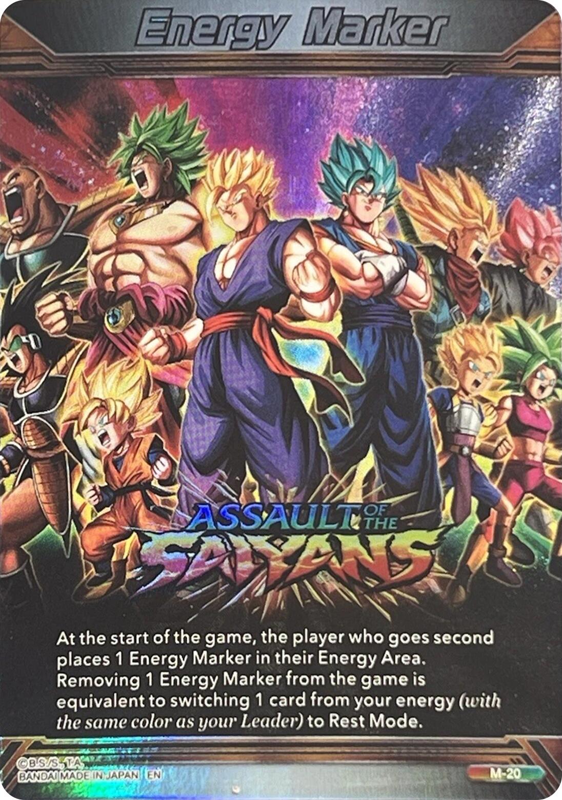 Energy Marker - Assault of the Saiyans (Silver) (M-20) [Prismatic Clash] | Black Swamp Games