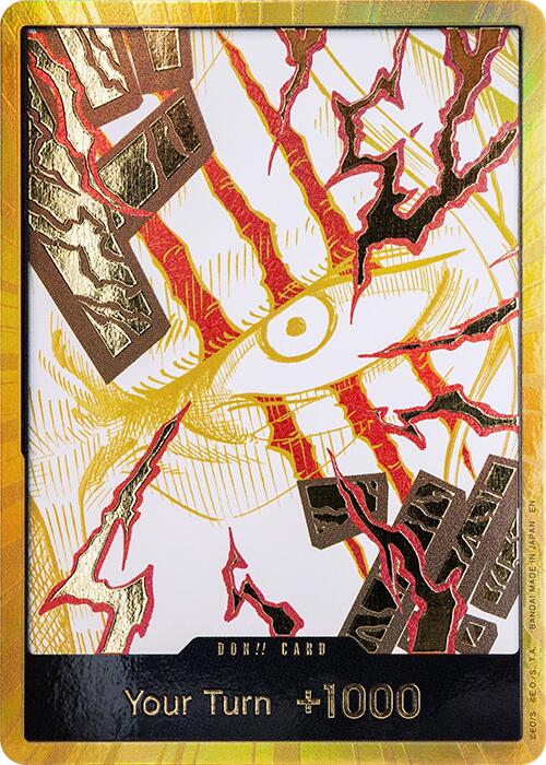 DON!! Card (Shanks) (Gold) [Premium Booster -The Best- Vol. 2] | Black Swamp Games