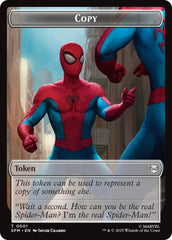 Copy // Human Citizen Double-Sided Token [Marvel's Spider-Man Tokens] | Black Swamp Games