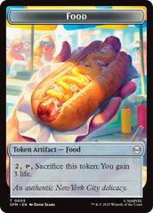 Food // Robot Double-Sided Token [Marvel's Spider-Man Tokens] | Black Swamp Games