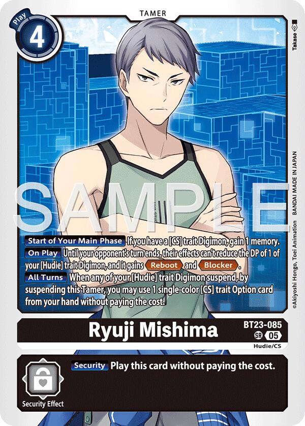 Ryuji Mishima [BT23-085] [Hackers' Slumber] | Black Swamp Games
