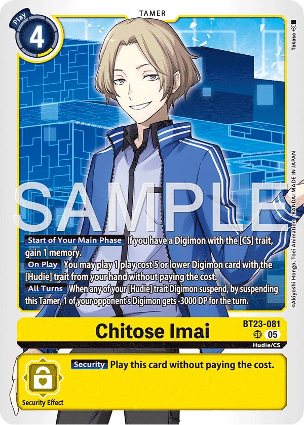 Chitose Imai [BT23-081] [Hackers' Slumber] | Black Swamp Games