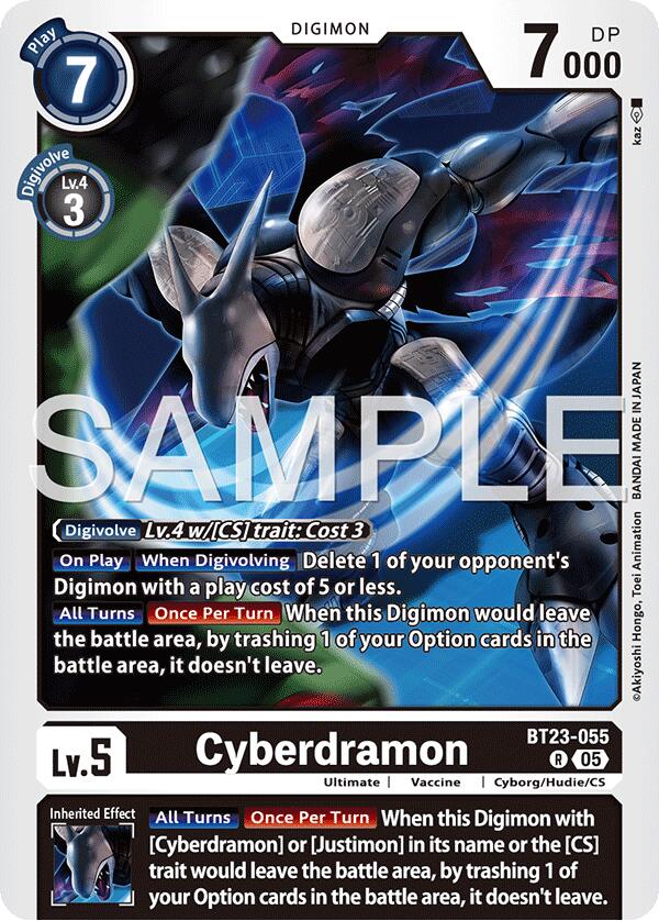 Cyberdramon [BT23-055] [Hackers' Slumber] | Black Swamp Games