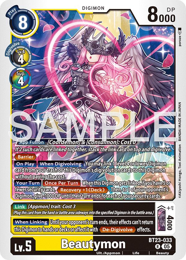 Beautymon [BT23-033] [Hackers' Slumber] | Black Swamp Games
