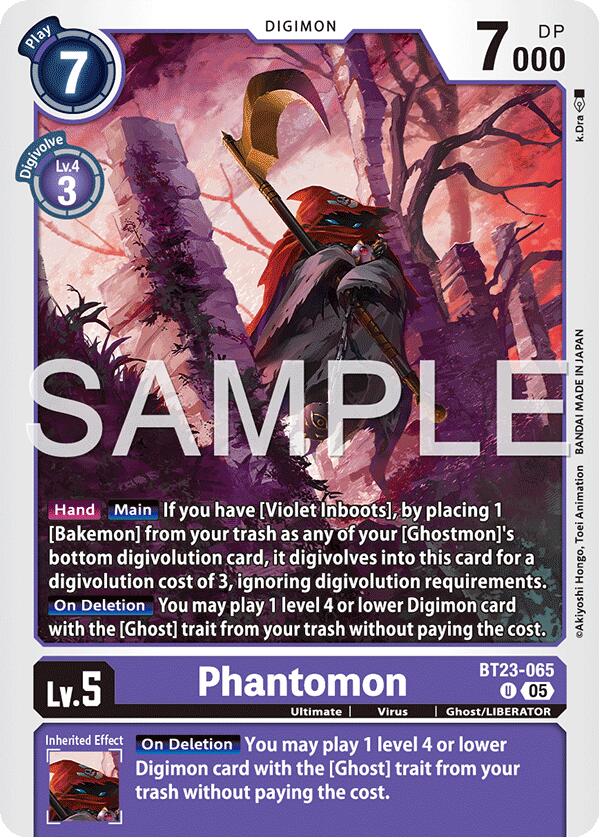 Phantomon [BT23-065] [Hackers' Slumber] | Black Swamp Games