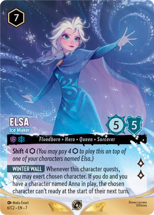 Elsa - Ice Maker (6) [Promo Cards] | Black Swamp Games