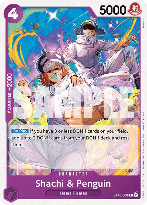 Shachi & Penguin (Tournament Pack 2025 Vol. 4) [One Piece Promotion Cards] | Black Swamp Games