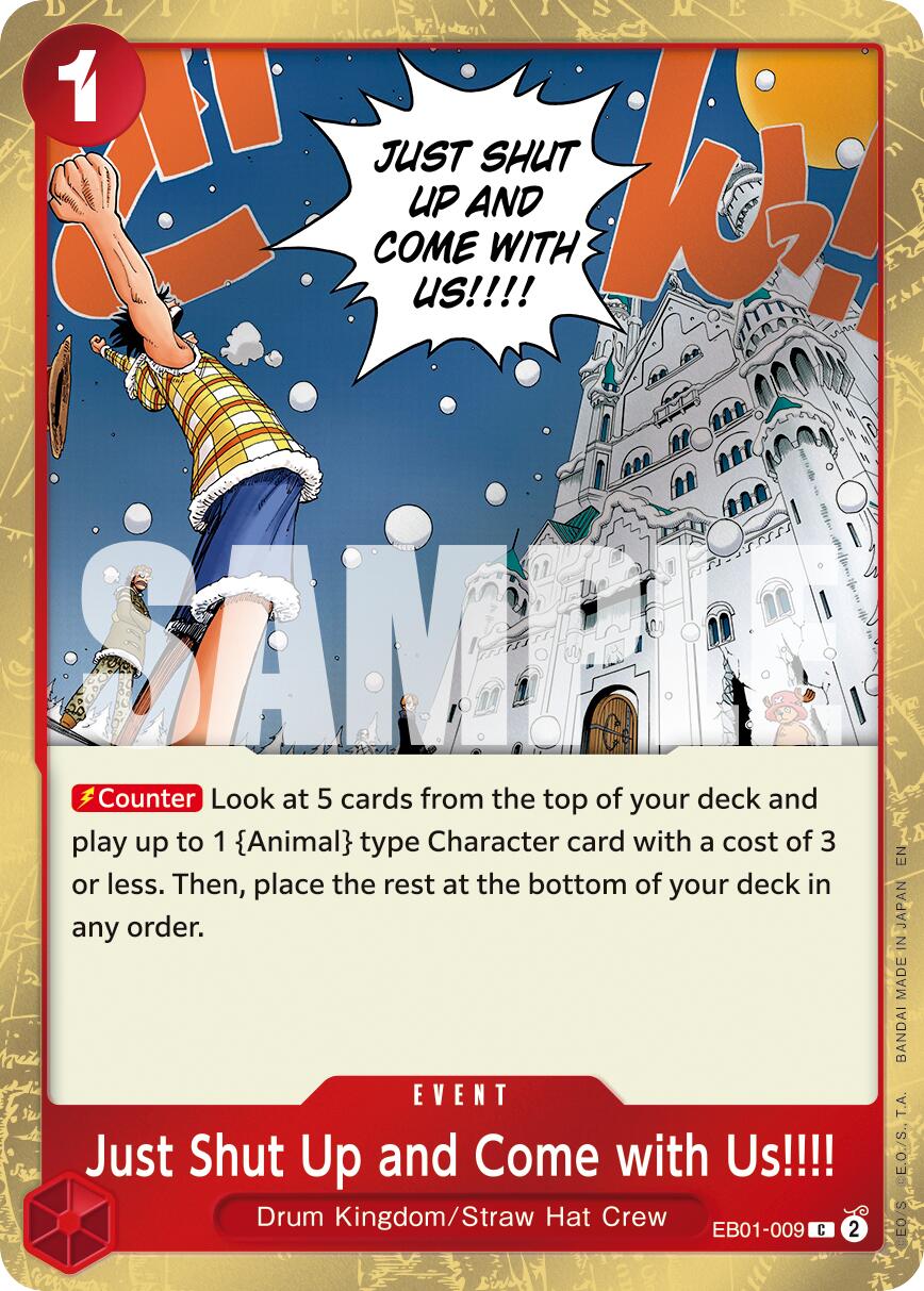 Just Shut Up and Come with Us!!!! (Pirate Foil) [Premium Booster -The Best- Vol. 2] | Black Swamp Games