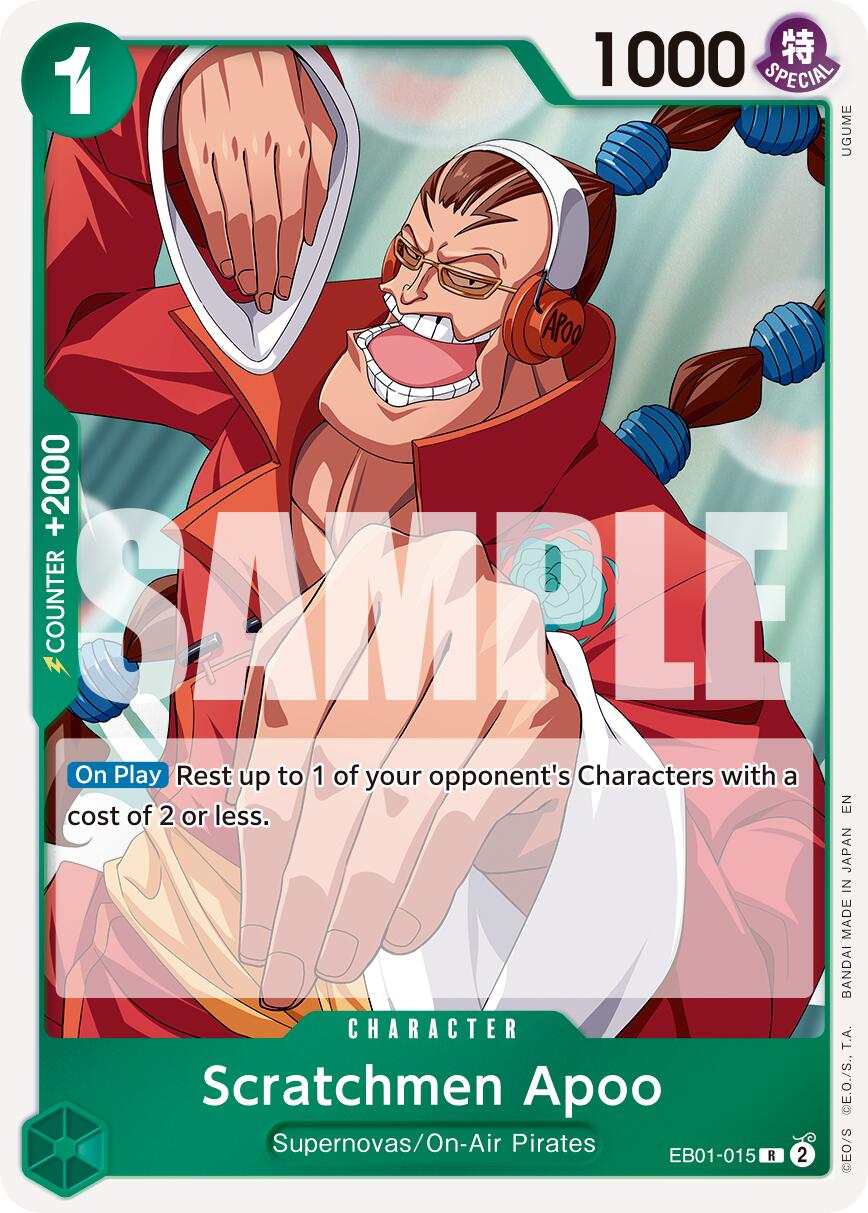 Scratchmen Apoo (EB01-015) (Reprint) [Premium Booster -The Best- Vol. 2] | Black Swamp Games