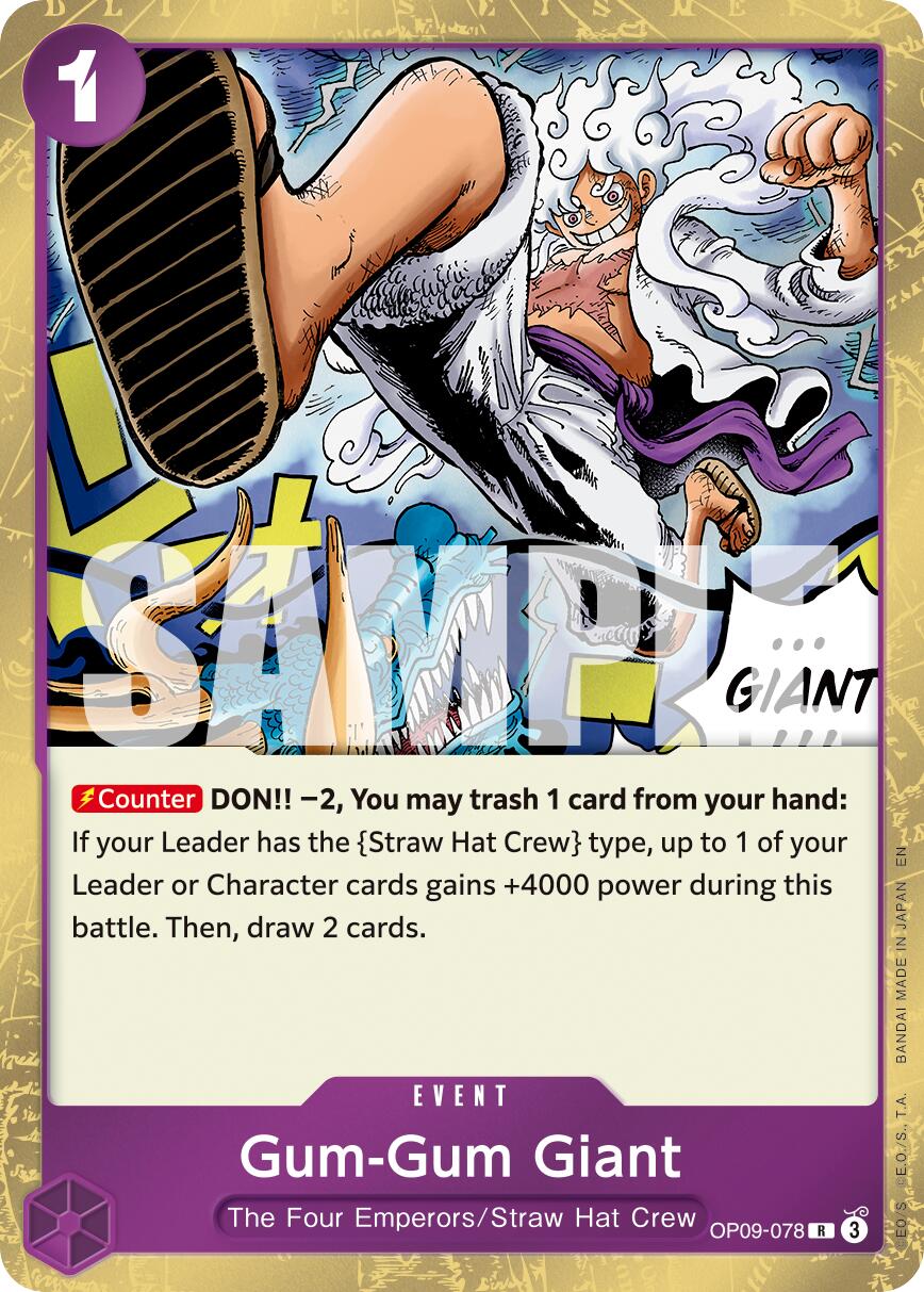 Gum-Gum Giant (Reprint) [Premium Booster -The Best- Vol. 2] | Black Swamp Games