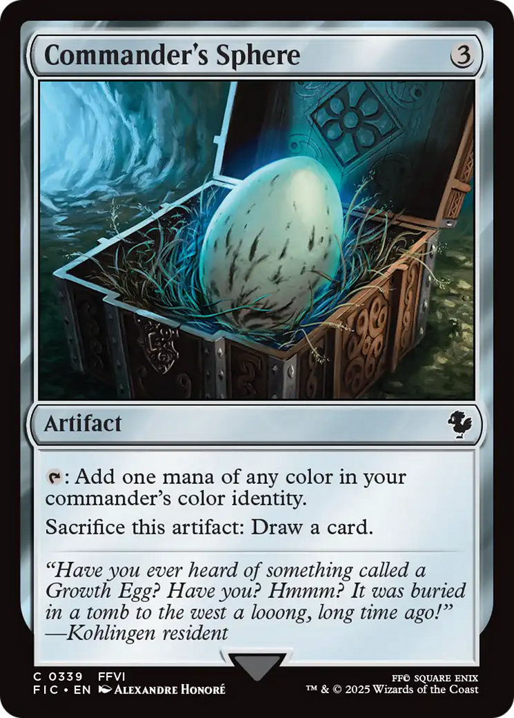 Commander's Sphere [FINAL FANTASY Commander] | Black Swamp Games