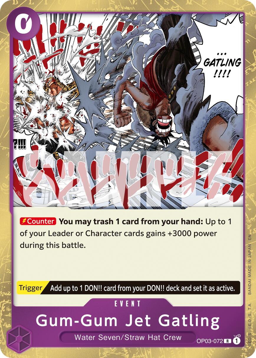 Gum-Gum Jet Gatling (Reprint) [Premium Booster -The Best- Vol. 2] | Black Swamp Games