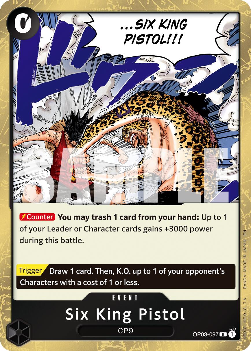 Six King Pistol (Reprint) [Premium Booster -The Best- Vol. 2] | Black Swamp Games