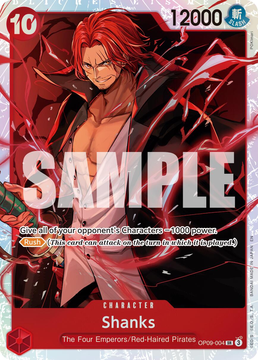 Shanks (OP09-004) (Reprint) [Premium Booster -The Best- Vol. 2] | Black Swamp Games