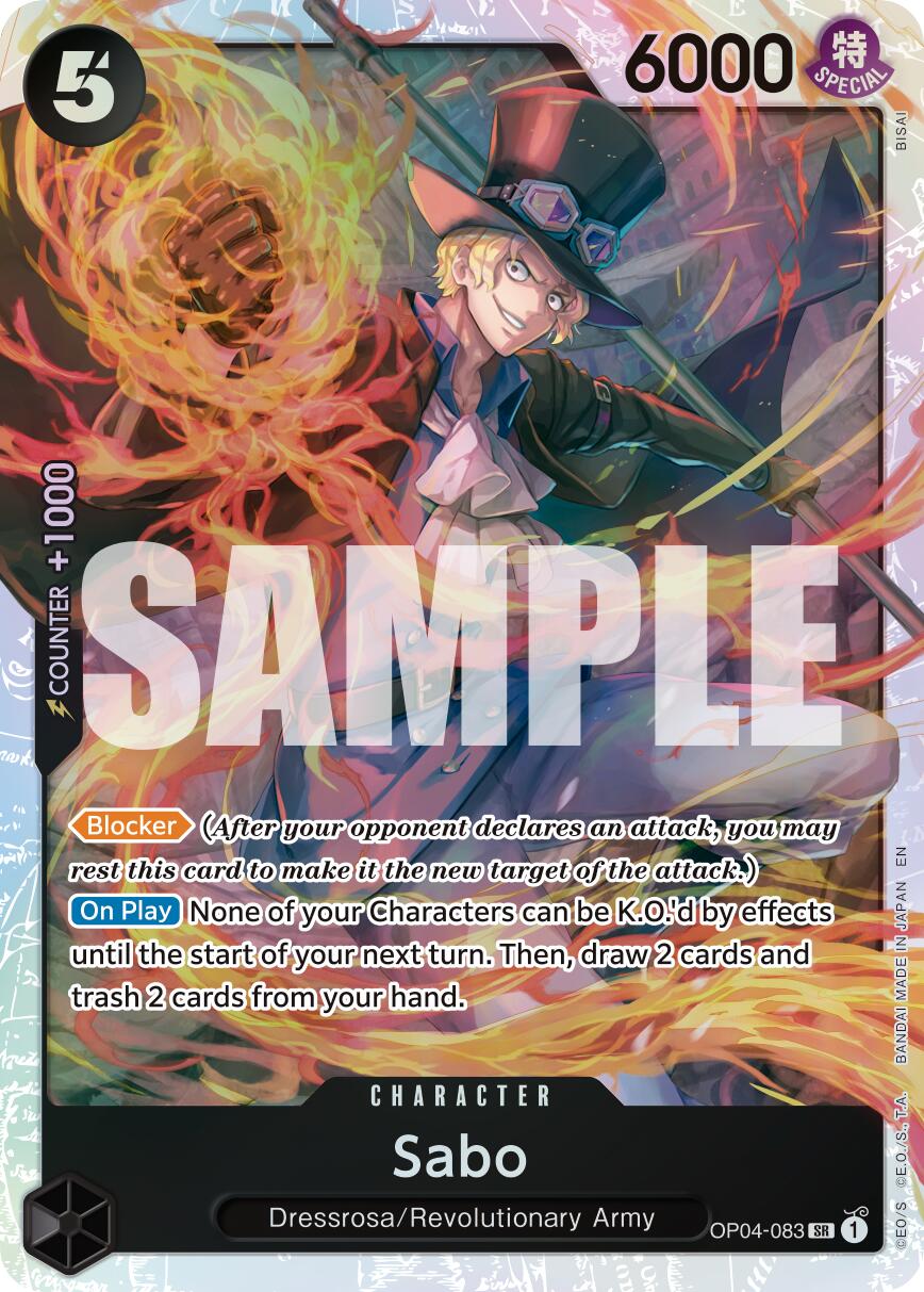 Sabo (OP04-083) (Reprint) [Premium Booster -The Best- Vol. 2] | Black Swamp Games