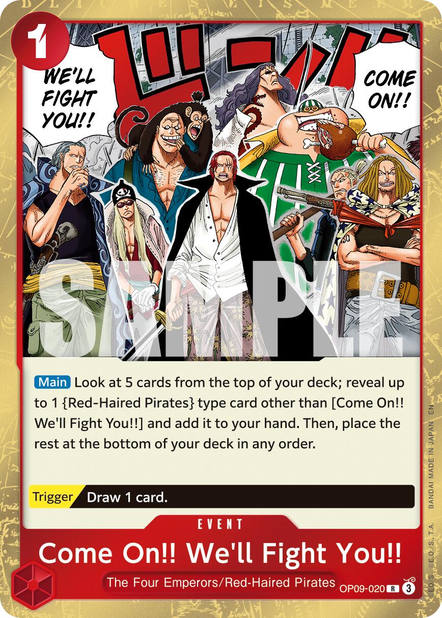 Come On!! We'll Fight You!! (Reprint) [Premium Booster -The Best- Vol. 2] | Black Swamp Games