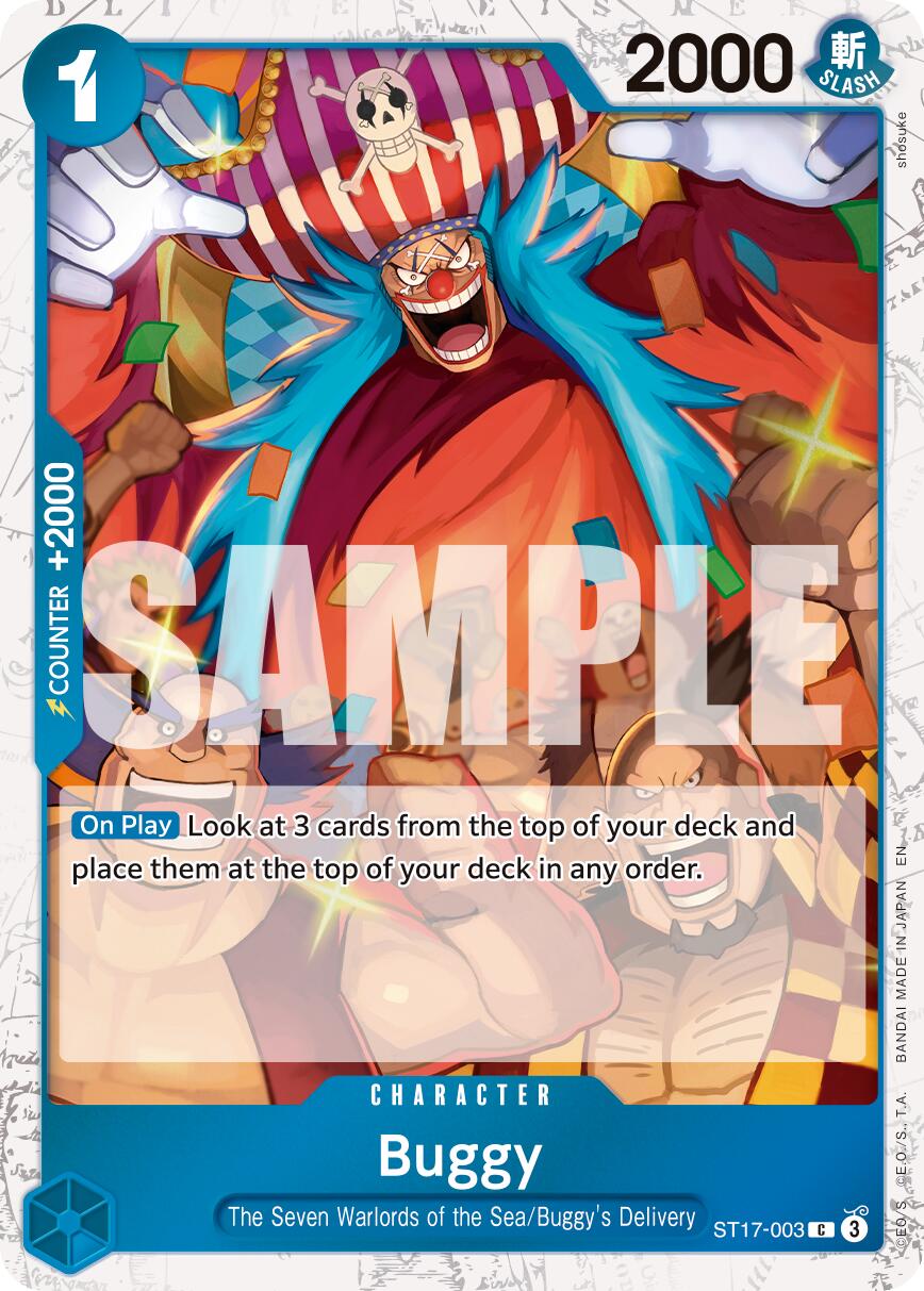 Buggy (ST17-003) (Pirate Foil) [Premium Booster -The Best- Vol. 2] | Black Swamp Games