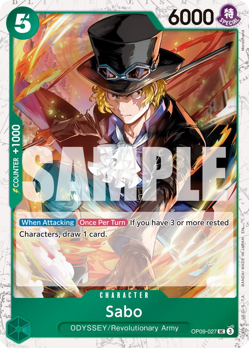 Sabo (OP09-027) (Pirate Foil) [Premium Booster -The Best- Vol. 2] | Black Swamp Games