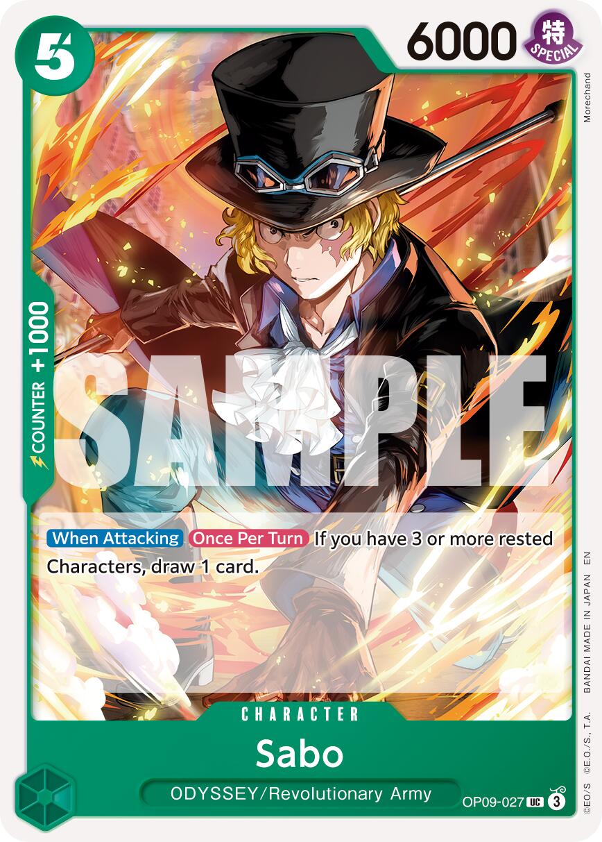 Sabo (OP09-027) (Reprint) [Premium Booster -The Best- Vol. 2] | Black Swamp Games