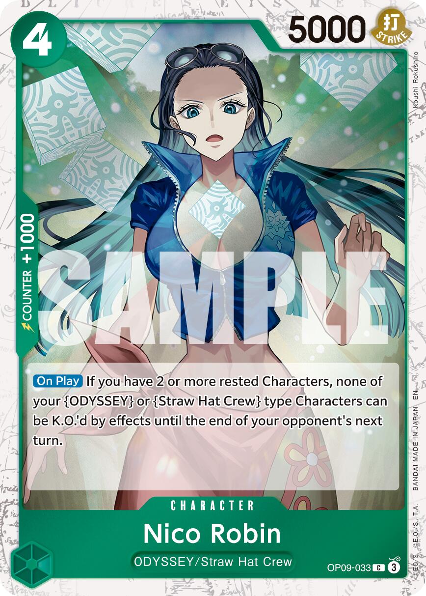 Nico Robin (OP09-033) (Pirate Foil) [Premium Booster -The Best- Vol. 2] | Black Swamp Games