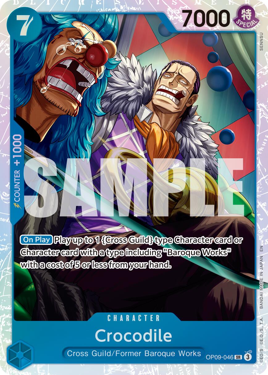 Crocodile (OP09-046) (Reprint) [Premium Booster -The Best- Vol. 2] | Black Swamp Games