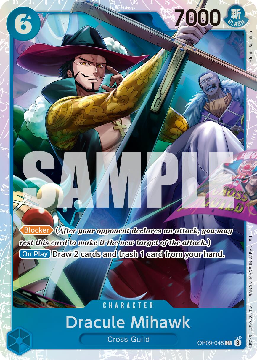 Dracule Mihawk (OP09-048) (Reprint) [Premium Booster -The Best- Vol. 2] | Black Swamp Games