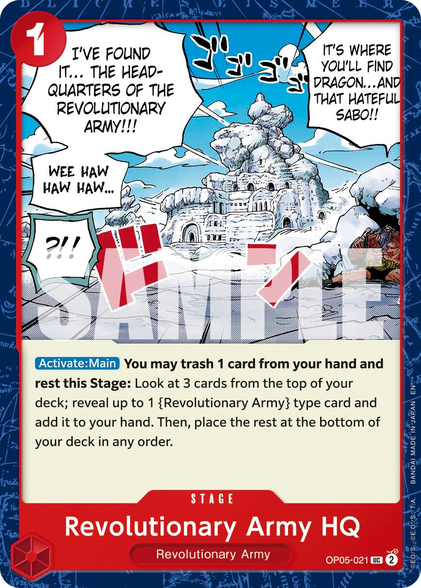Revolutionary Army HQ (Reprint) [Premium Booster -The Best- Vol. 2] | Black Swamp Games