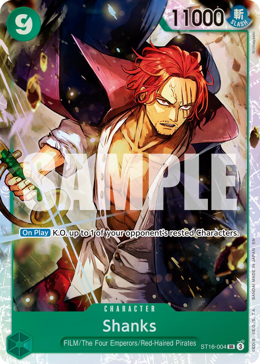 Shanks (ST16-004) (Reprint) [Premium Booster -The Best- Vol. 2] | Black Swamp Games