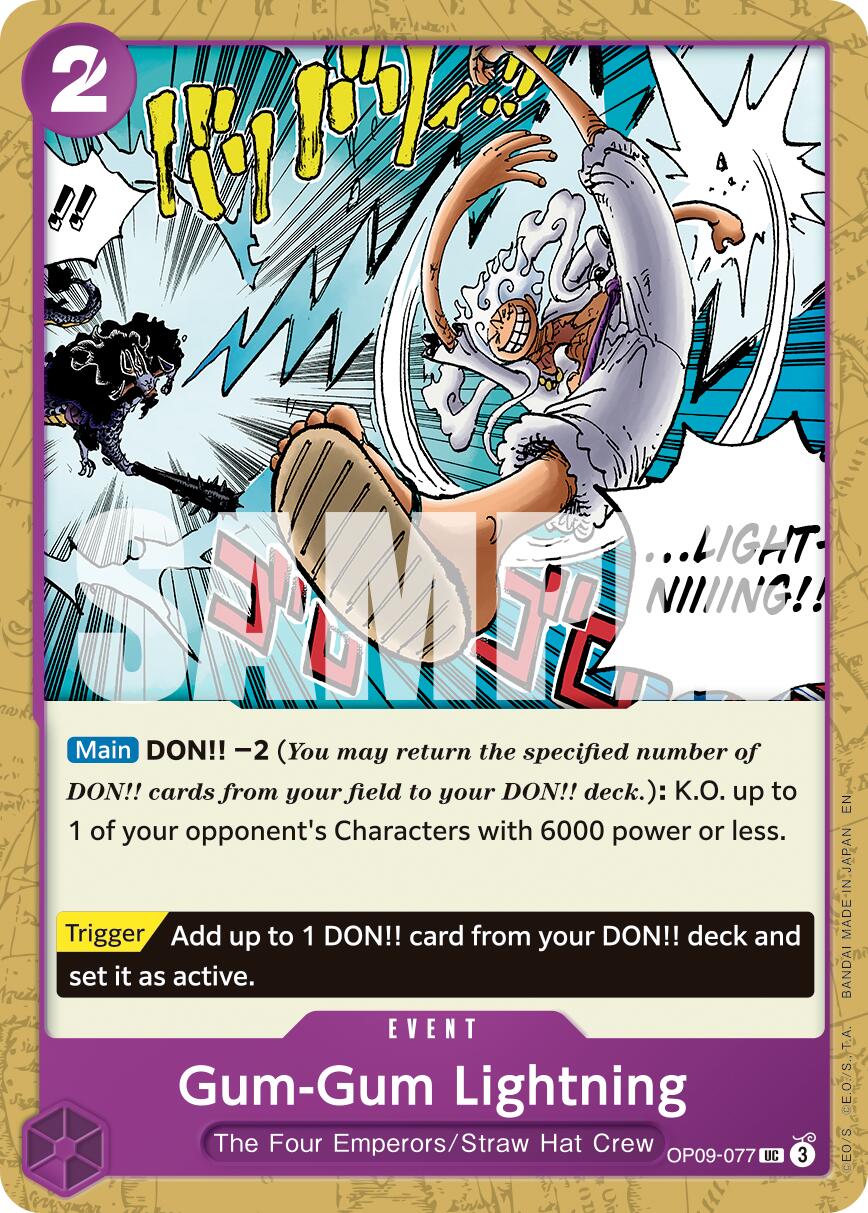 Gum-Gum Lightning (Reprint) [Premium Booster -The Best- Vol. 2] | Black Swamp Games