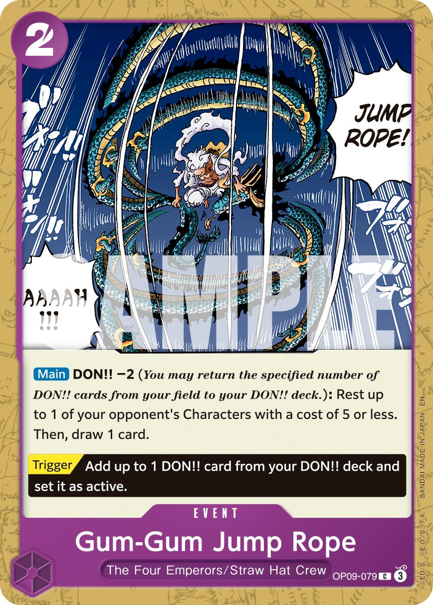 Gum-Gum Jump Rope (Reprint) [Premium Booster -The Best- Vol. 2] | Black Swamp Games