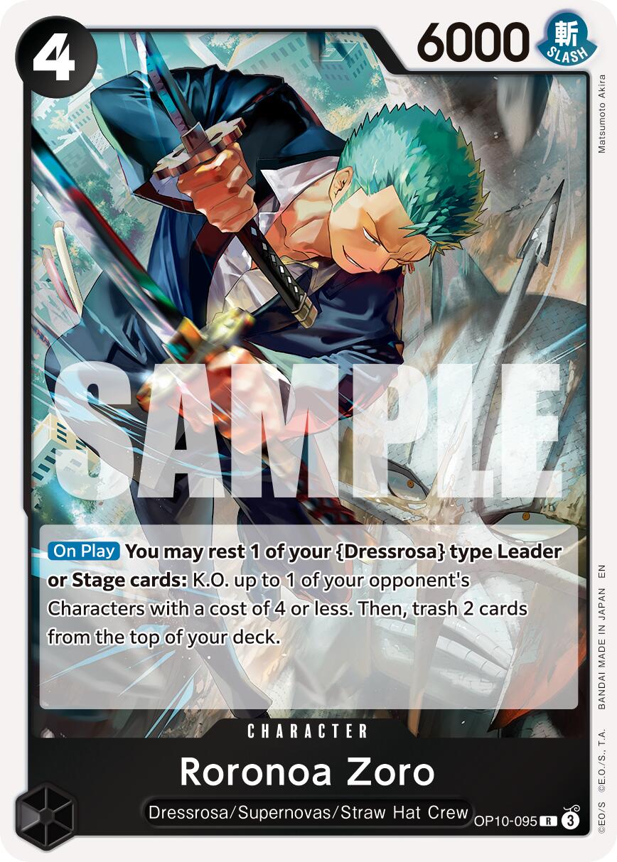 Roronoa Zoro (OP10-095) (Reprint) [Premium Booster -The Best- Vol. 2] | Black Swamp Games