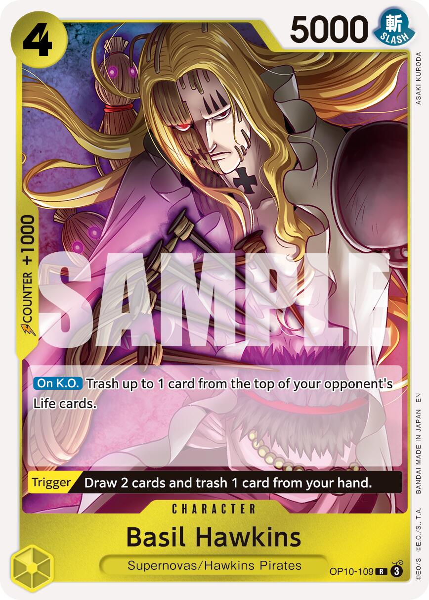 Basil Hawkins (OP10-109) (Reprint) [Premium Booster -The Best- Vol. 2] | Black Swamp Games