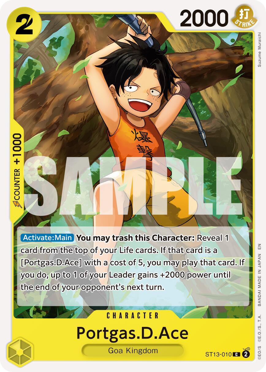 Portgas.D.Ace (ST13-010) (Reprint) [Premium Booster -The Best- Vol. 2] | Black Swamp Games