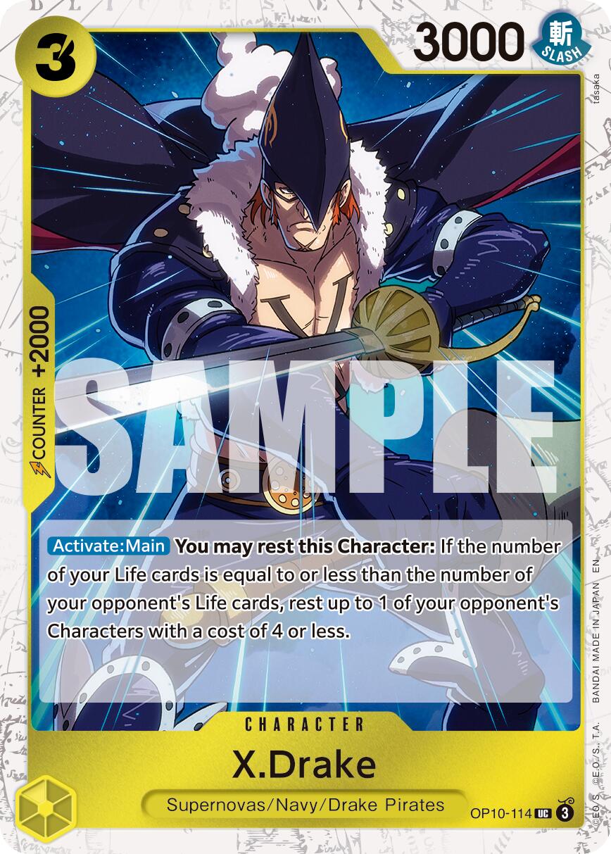 X.Drake (Pirate Foil) [Premium Booster -The Best- Vol. 2] | Black Swamp Games