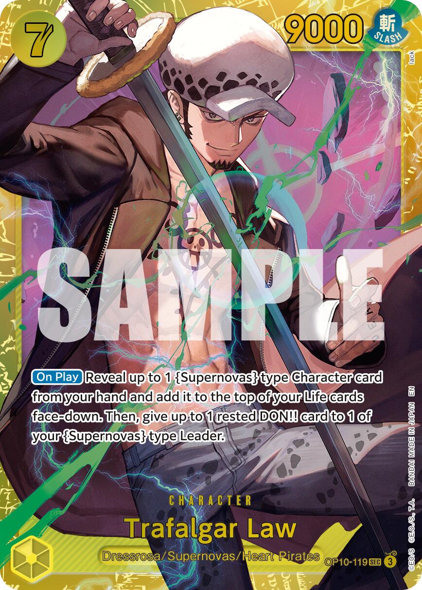 Trafalgar Law (OP10-119) (Reprint) [Premium Booster -The Best- Vol. 2] | Black Swamp Games