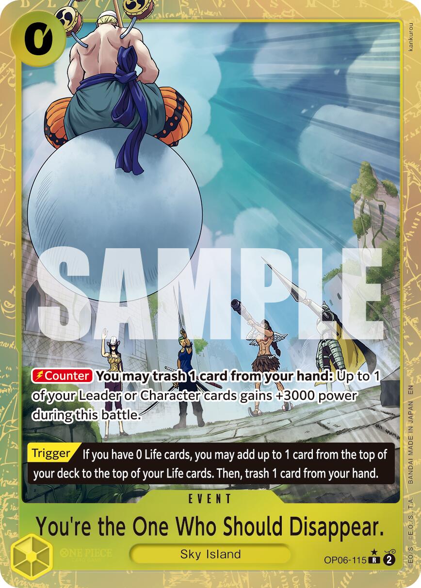 You're the One Who Should Disappear (Alternate Art) [Premium Booster -The Best- Vol. 2] | Black Swamp Games