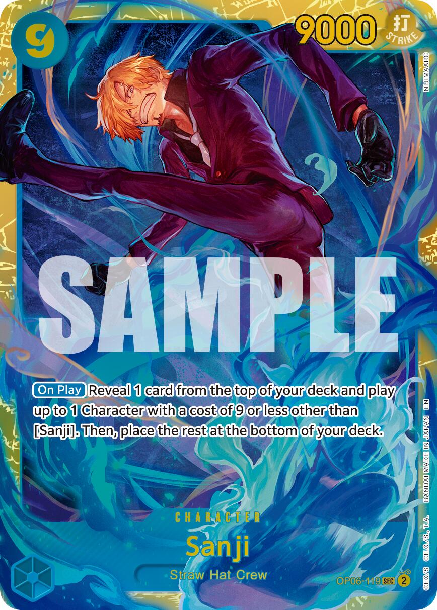Sanji (OP06-119) (Reprint) [Premium Booster -The Best- Vol. 2] | Black Swamp Games