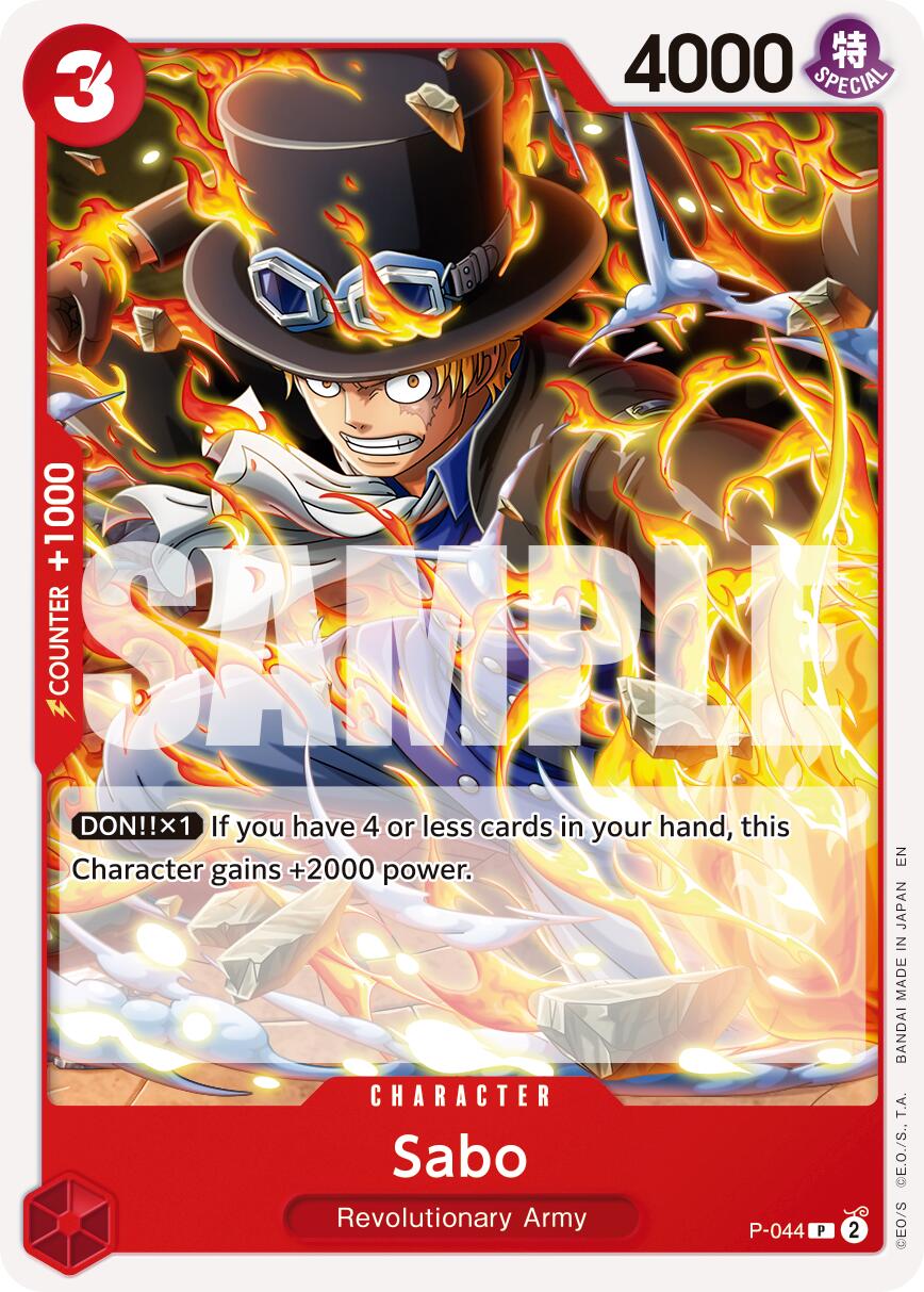 Sabo (P-044) (Reprint) [Premium Booster -The Best- Vol. 2] | Black Swamp Games