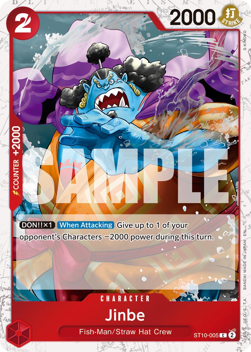Jinbe (ST10-005) (Pirate Foil) [Premium Booster -The Best- Vol. 2] | Black Swamp Games