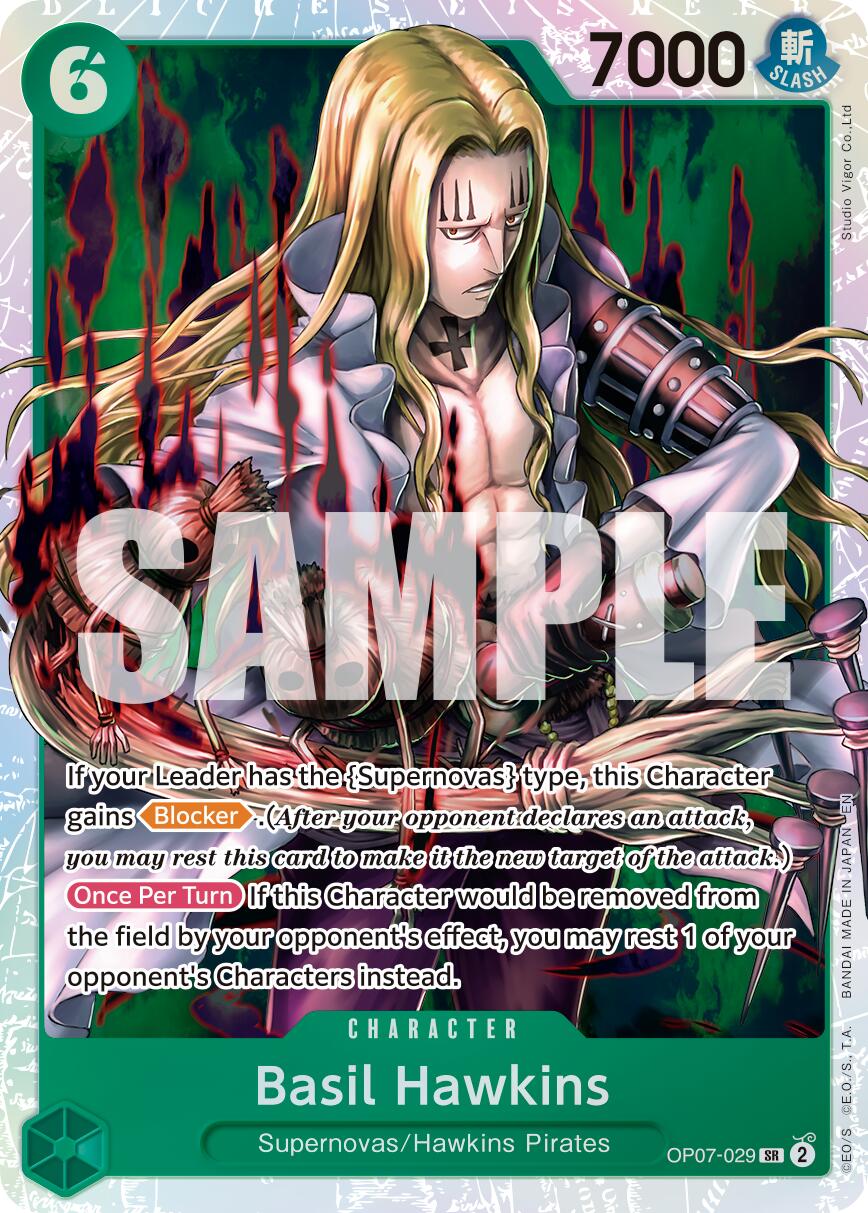 Basil Hawkins (OP07-029) (Reprint) [Premium Booster -The Best- Vol. 2] | Black Swamp Games