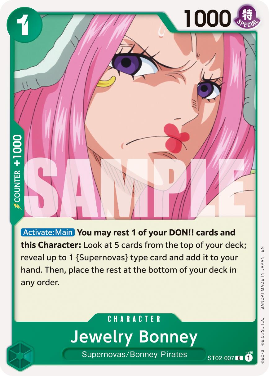 Jewelry Bonney (ST02-007) (Reprint) [Premium Booster -The Best- Vol. 2] | Black Swamp Games
