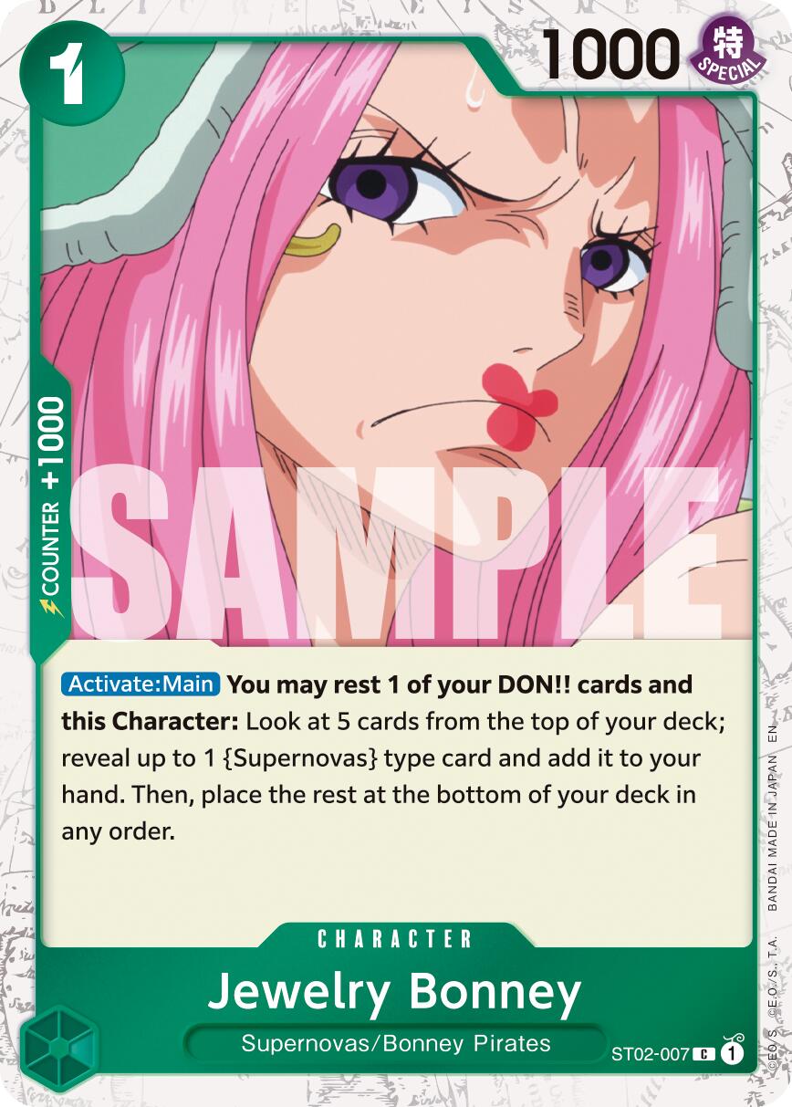 Jewelry Bonney (ST02-007) (Pirate Foil) [Premium Booster -The Best- Vol. 2] | Black Swamp Games