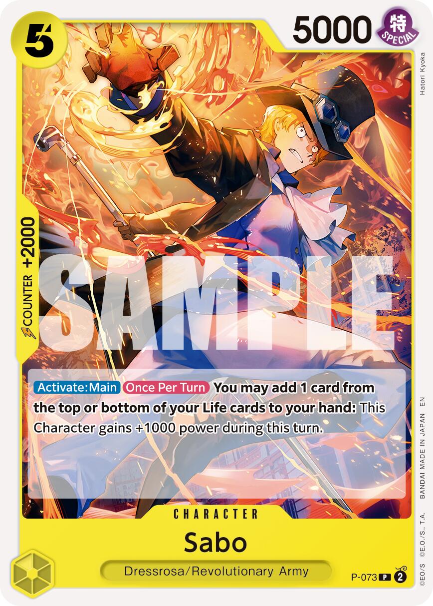 Sabo (P-073) (Reprint) [Premium Booster -The Best- Vol. 2] | Black Swamp Games