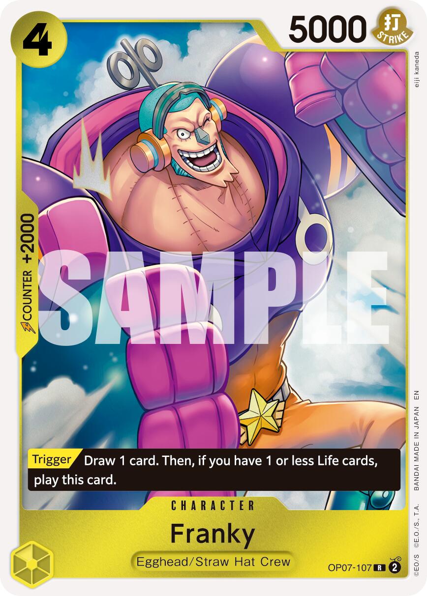 Franky (OP07-107) (Reprint) [Premium Booster -The Best- Vol. 2] | Black Swamp Games