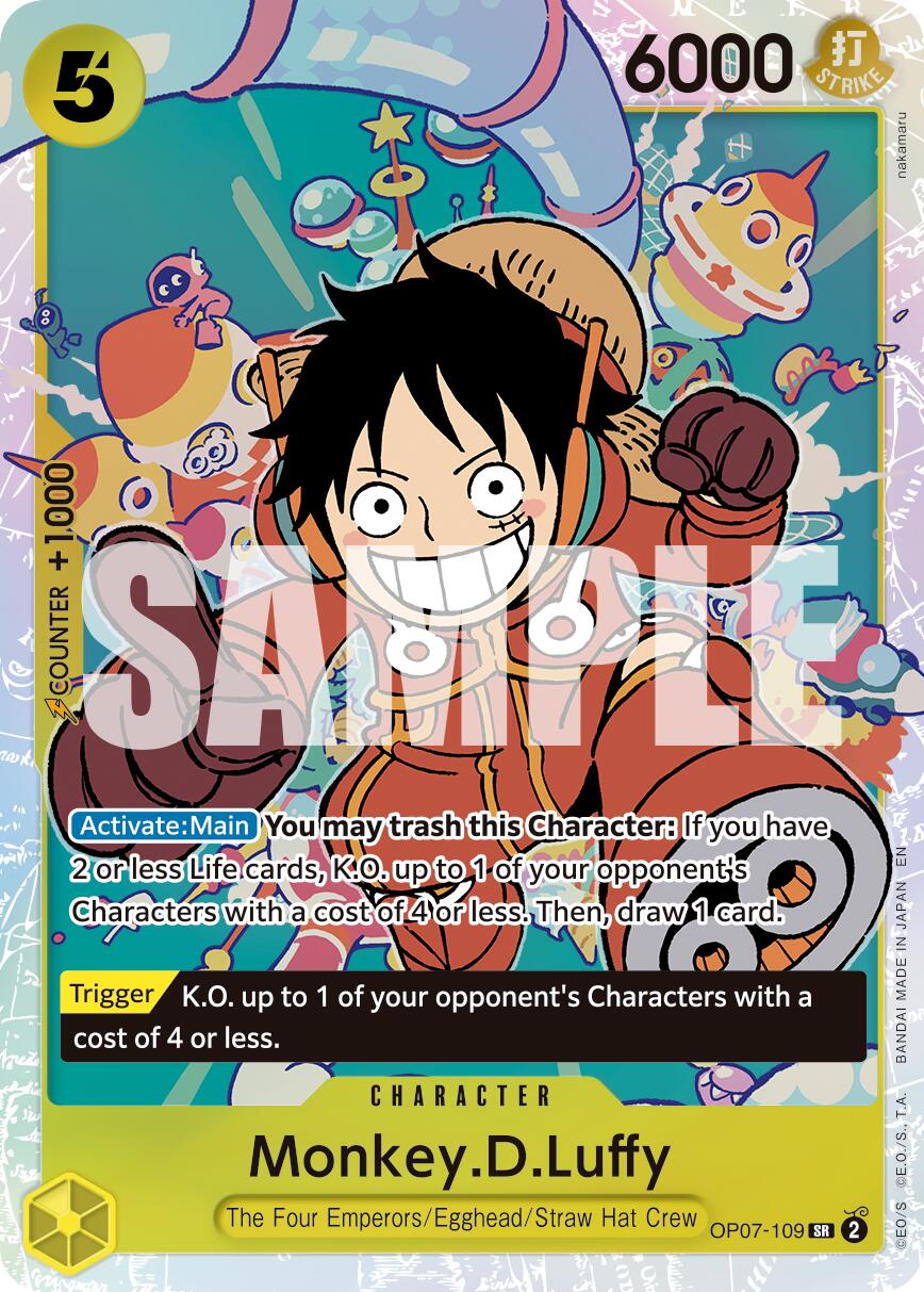 Monkey.D.Luffy (OP07-109) (Reprint) [Premium Booster -The Best- Vol. 2] | Black Swamp Games